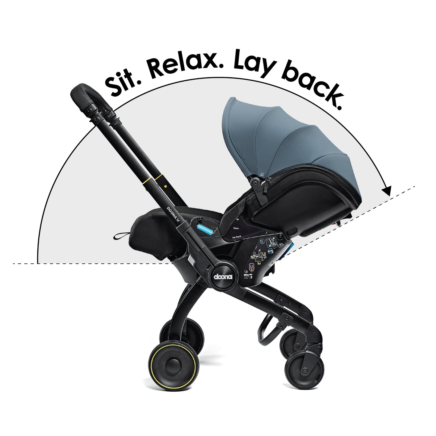 Doona X Car Seat & Stroller & Isofix Base - Ocean Blue