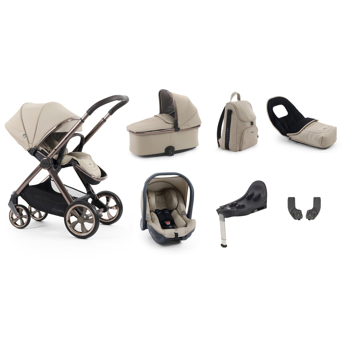 Babystyle Oyster 4 Luxury Bundle - Buttermilk