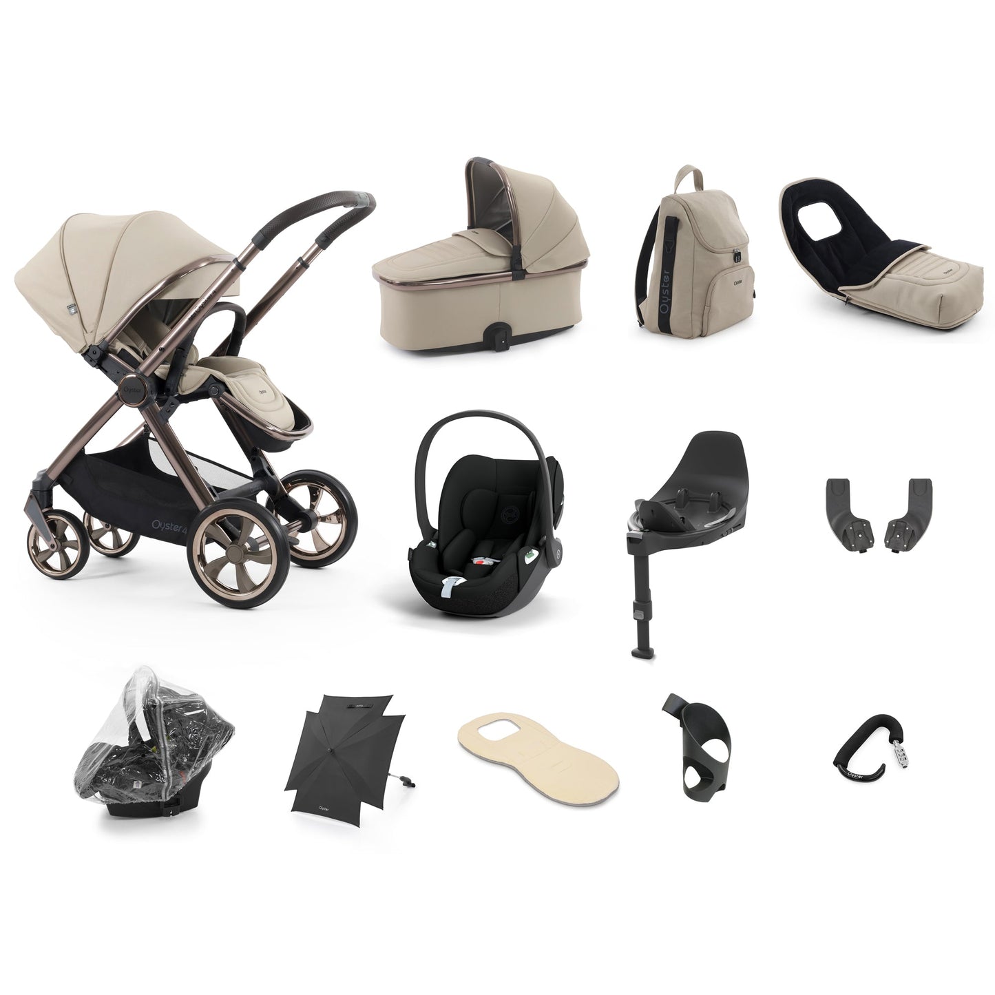 Babystyle Oyster 4 Ultimate Cloud T Bundle - Buttermilk