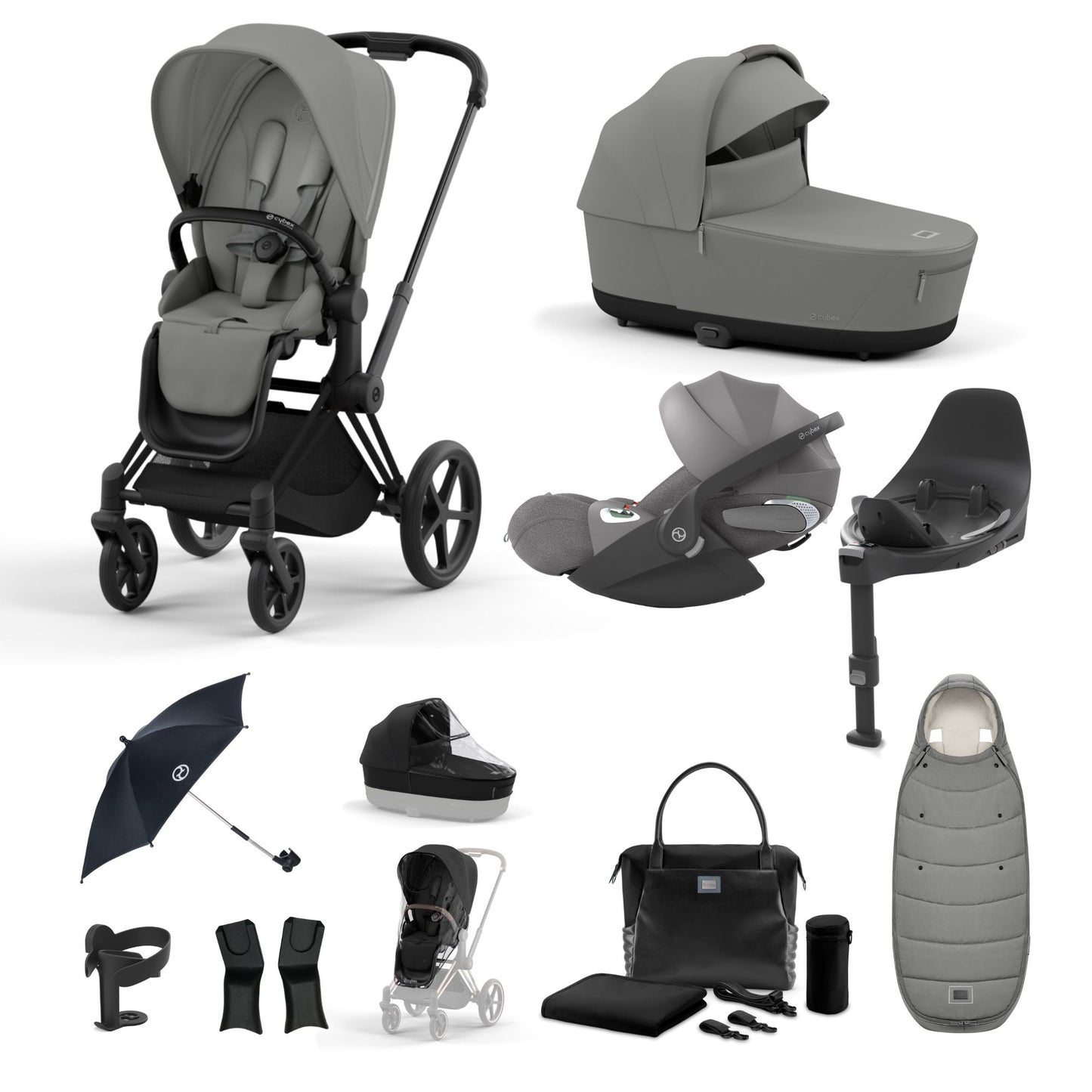Cybex Priam Bundle - Mirage Grey