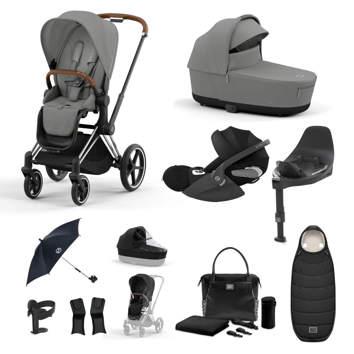 Cybex Priam Bundle - Mirage Grey