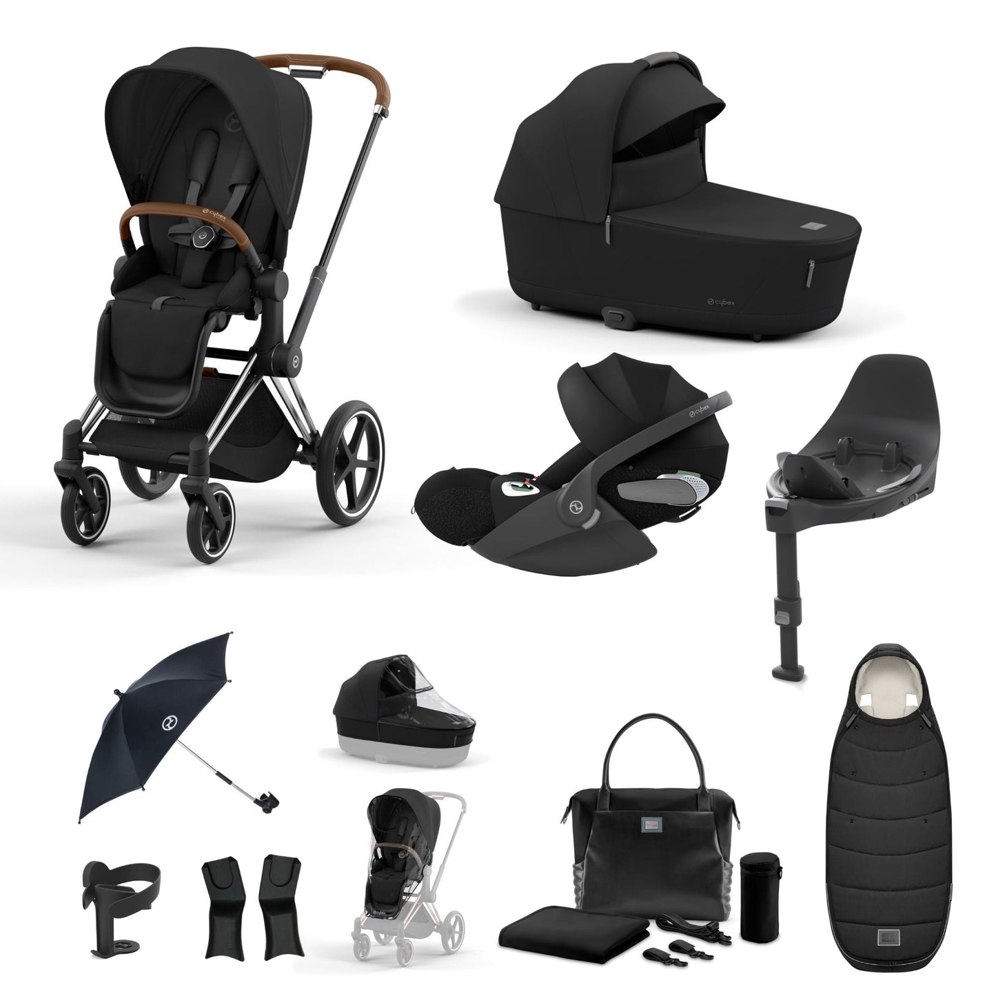 Cybex Priam Bundle - Sepia Black