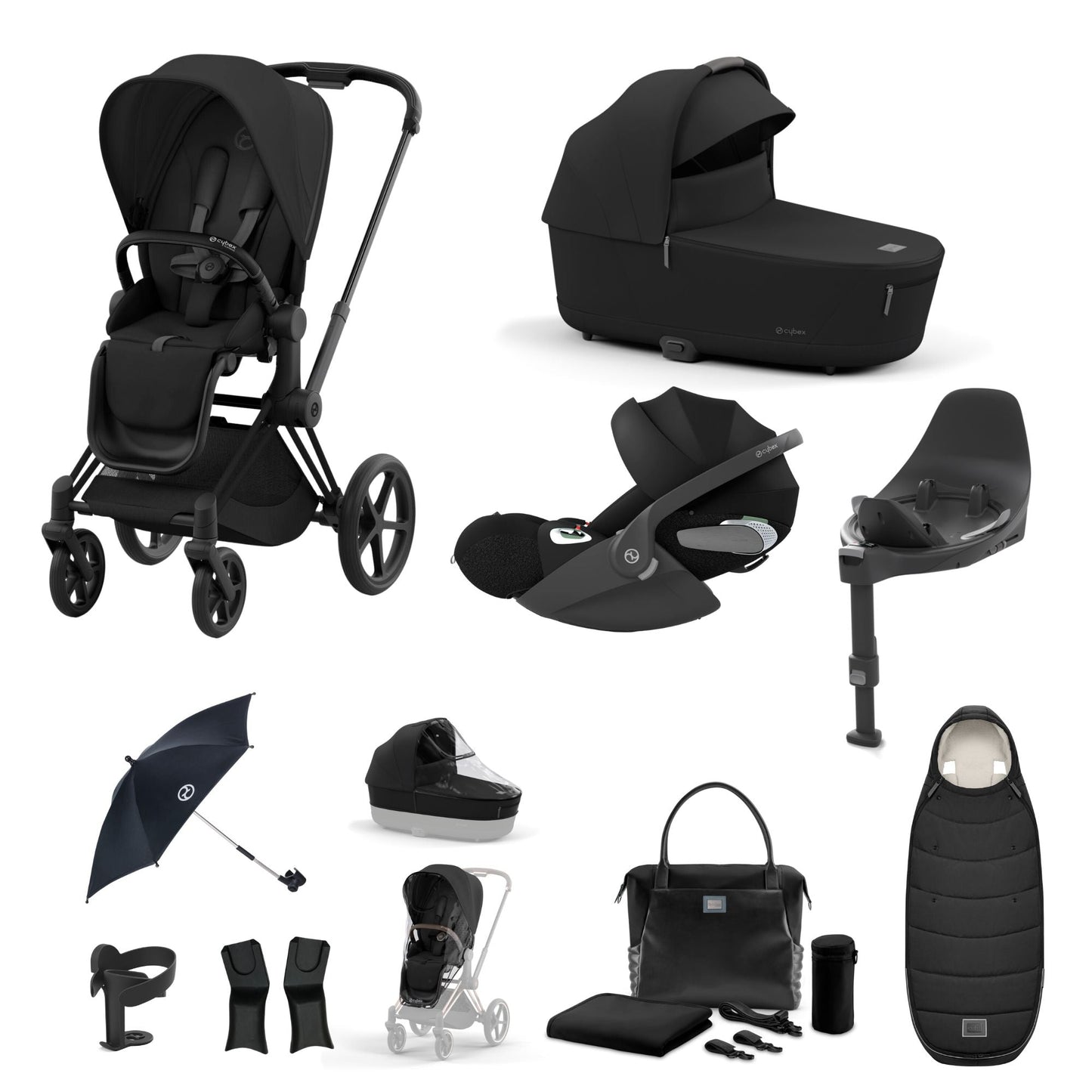 Cybex Priam Bundle - Sepia Black