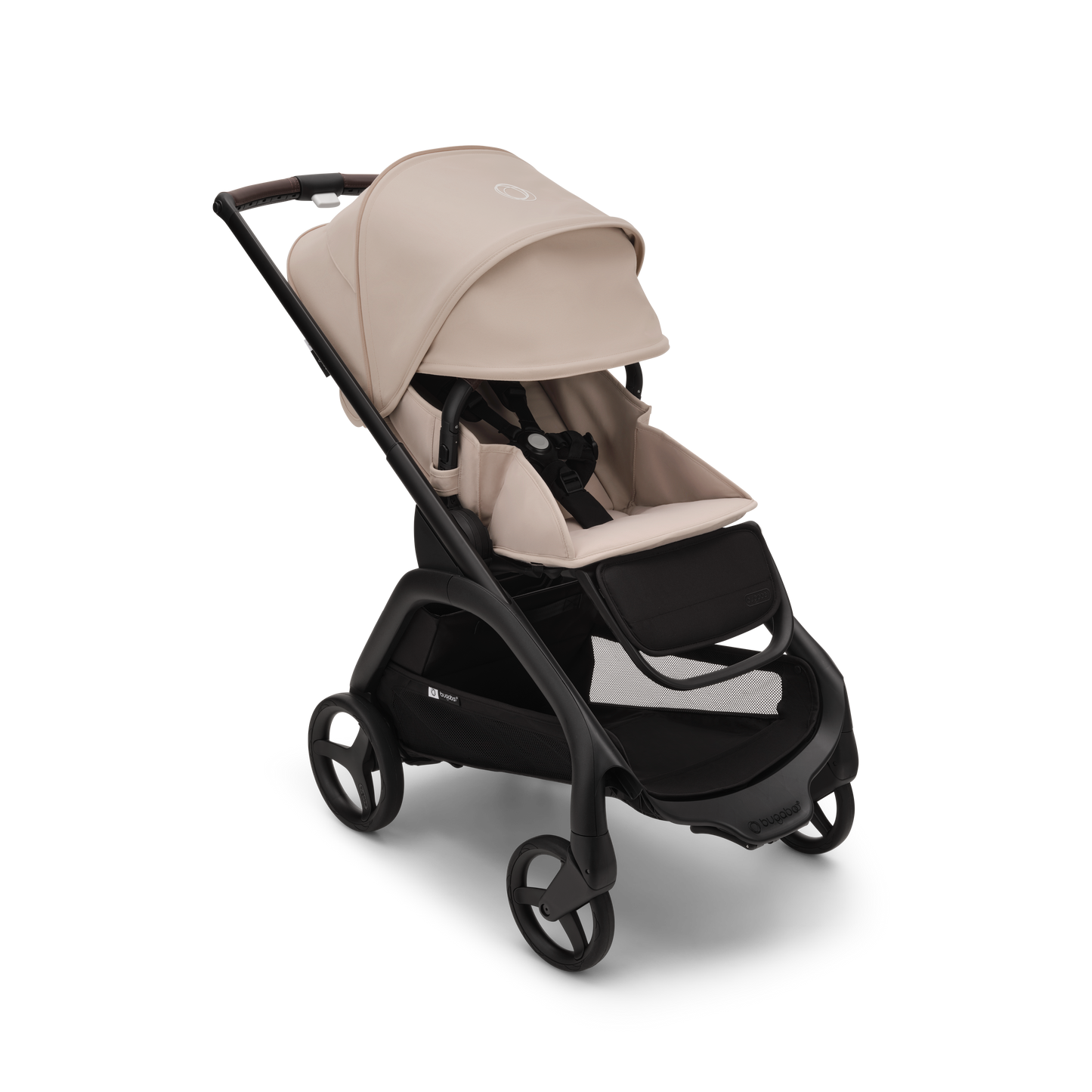 Bugaboo Dragonfly Ultimate Bundle & Free Bugaboo Giraffe Baby Rocker - Black/Desert Taupe