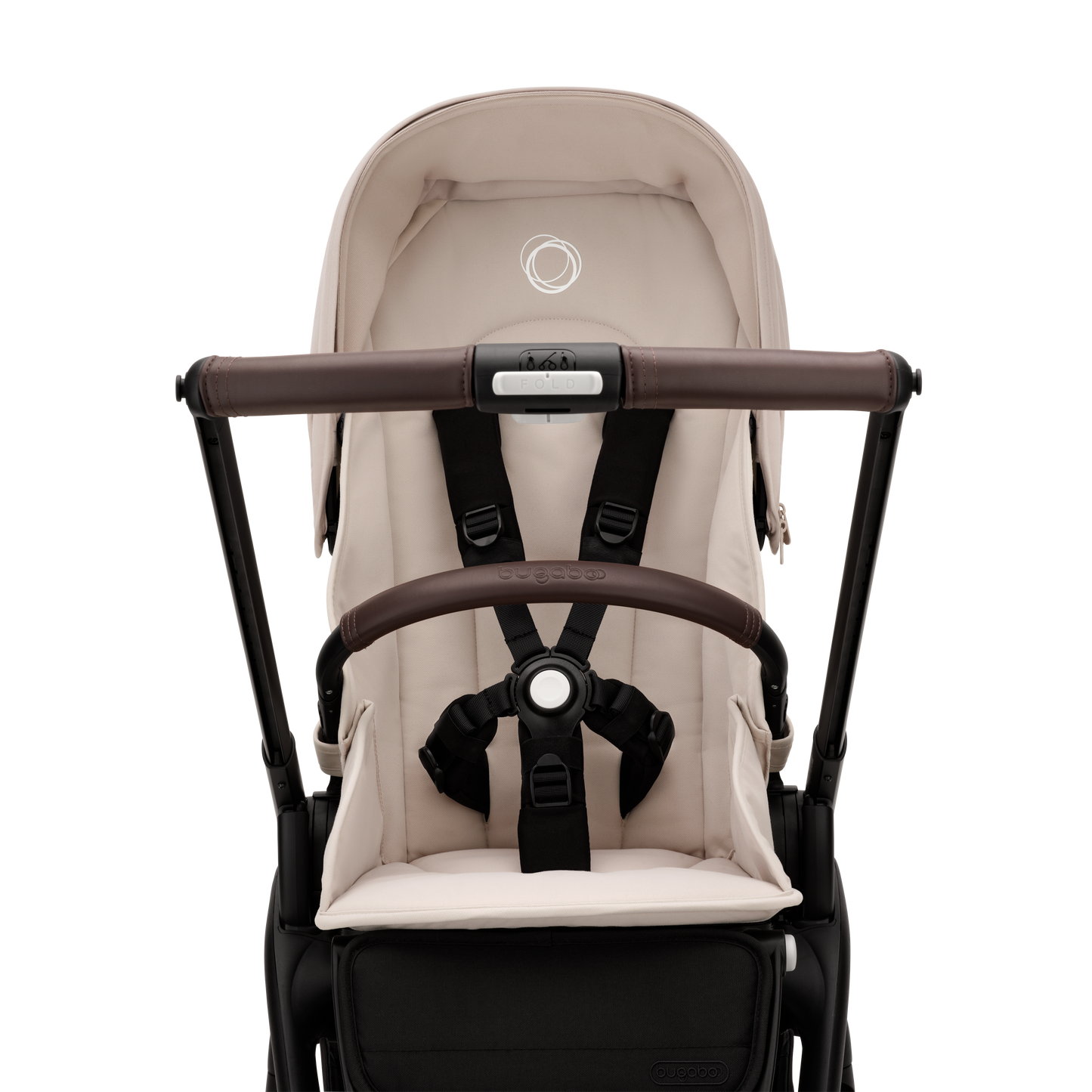 Bugaboo Dragonfly Ultimate Bundle & Free Bugaboo Giraffe Baby Rocker - Black/Desert Taupe