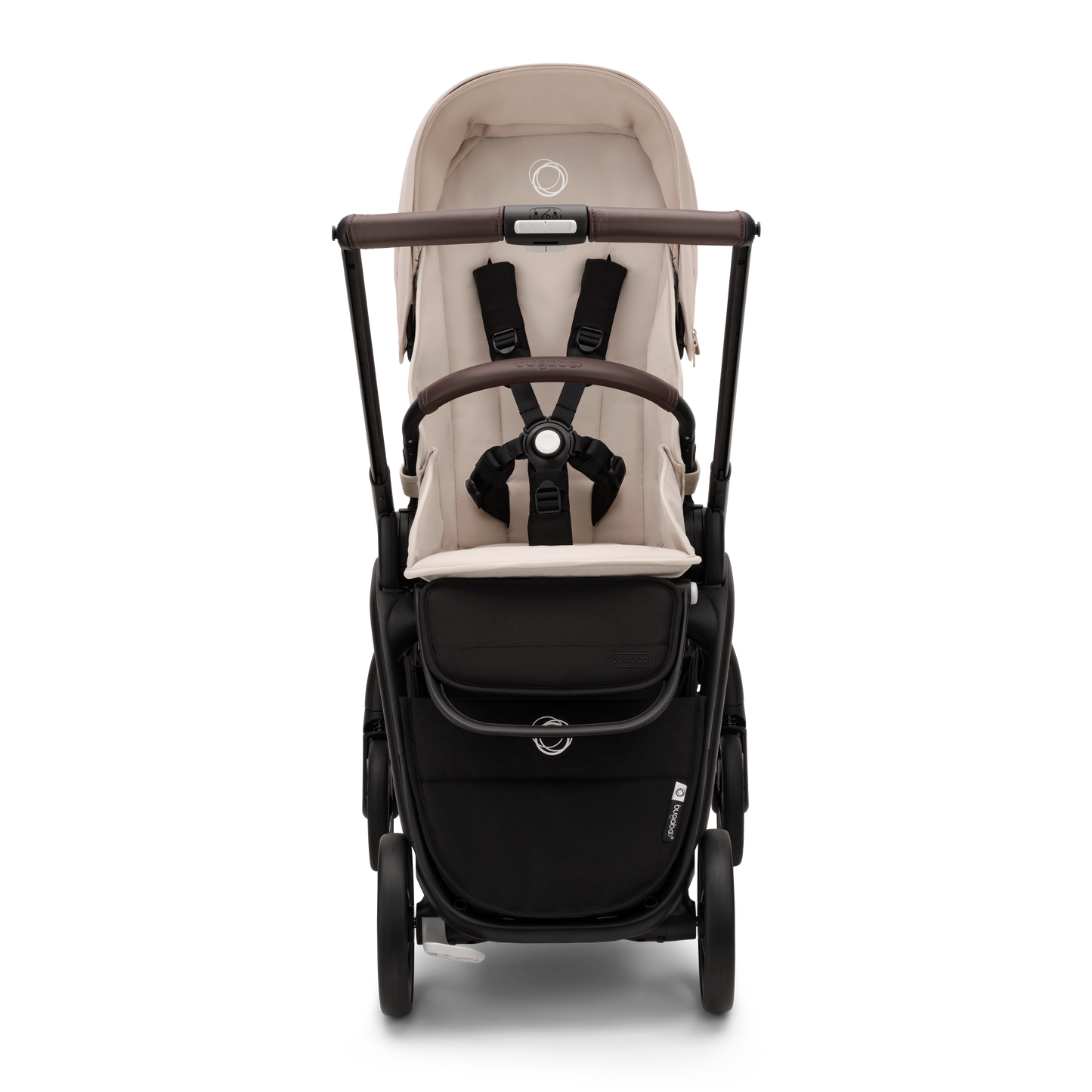 Bugaboo Dragonfly Ultimate Bundle & Free Bugaboo Giraffe Baby Rocker - Black/Desert Taupe