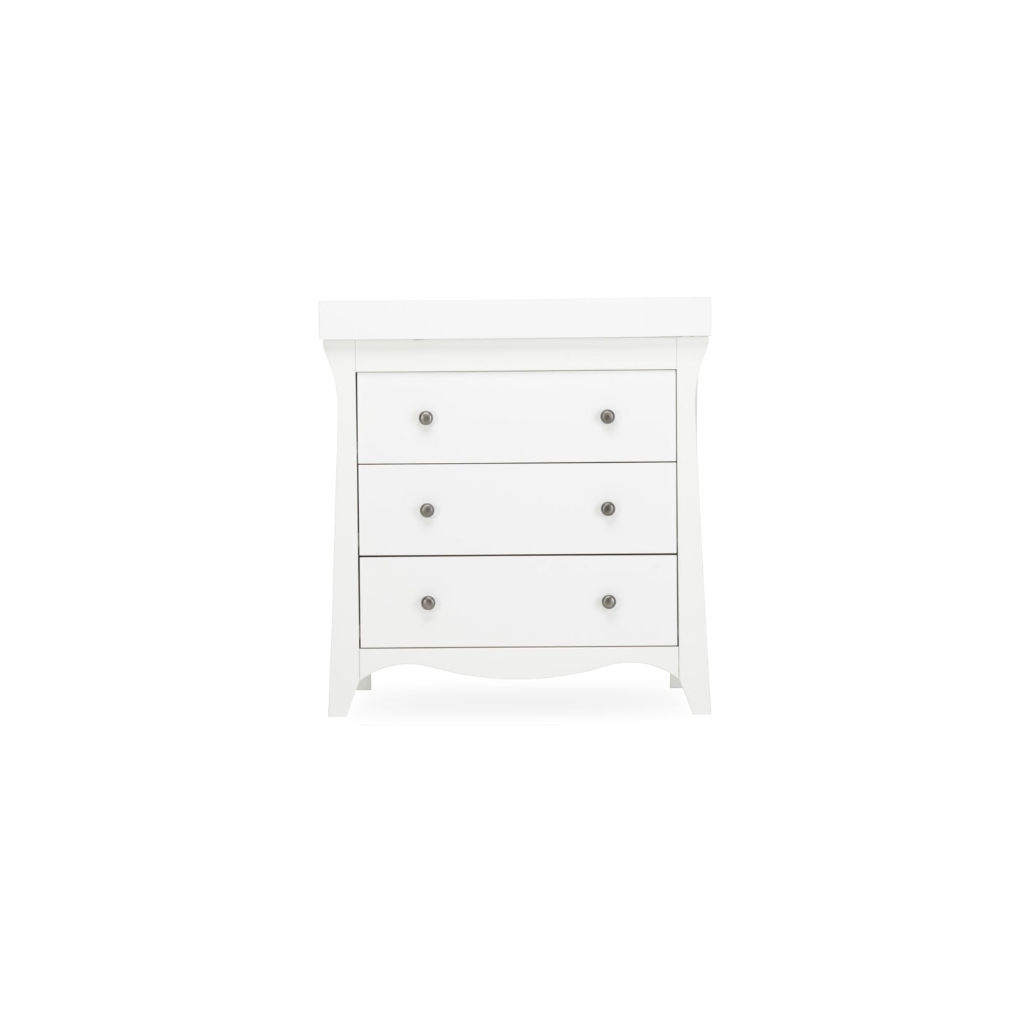 CuddleCo Clara 3 Drawer Dresser & Changer - White