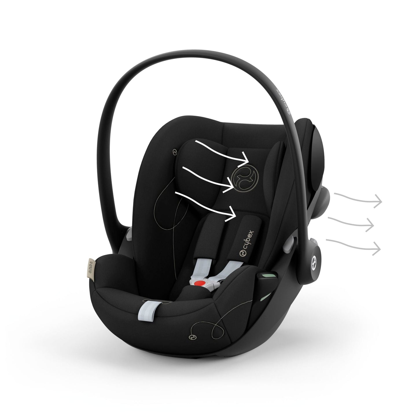 Cybex Cloud G i-Size Car Seat - Moon Black