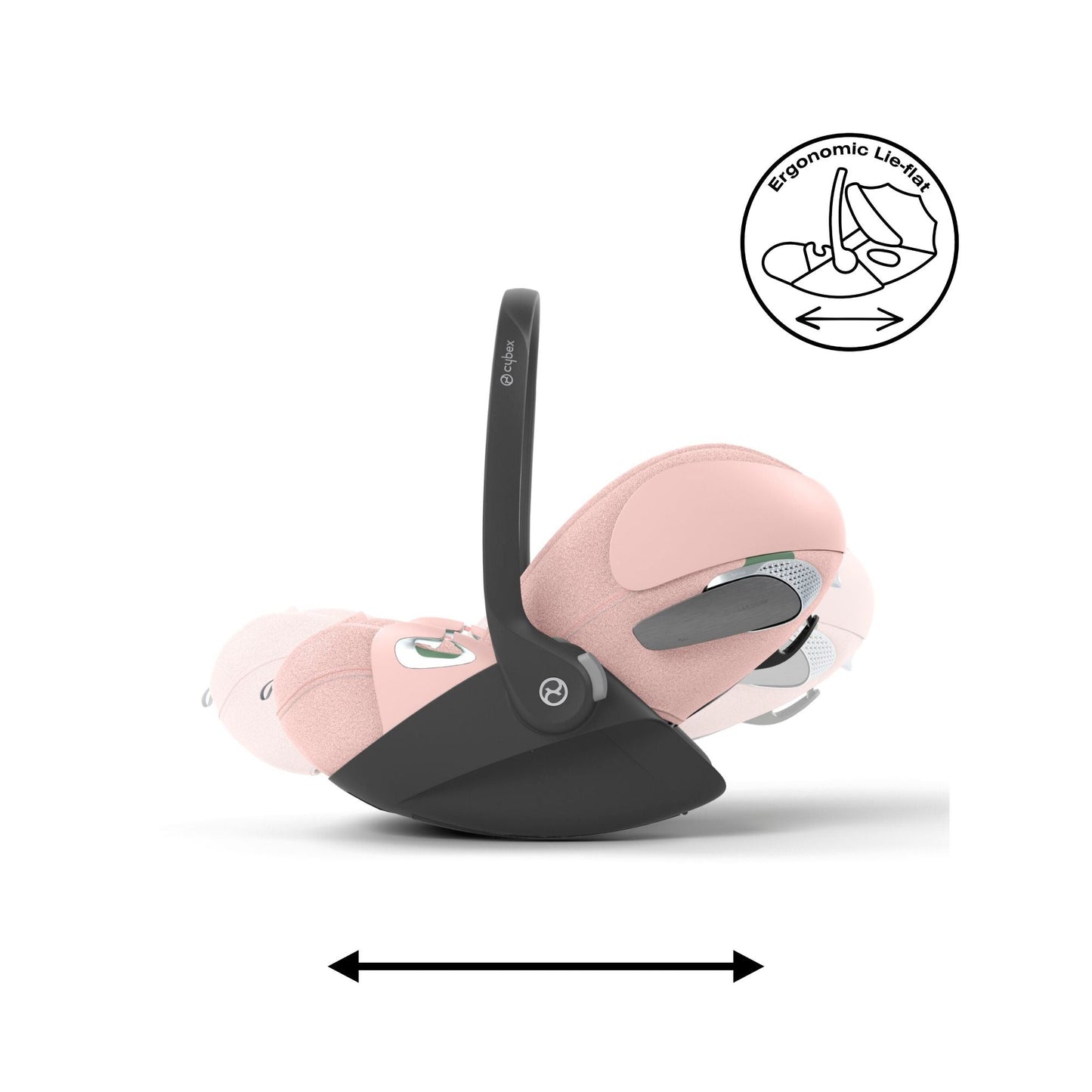 Cybex Cloud T i-Size Plus Car Seat & Base T Isofix Base - Peach Pink