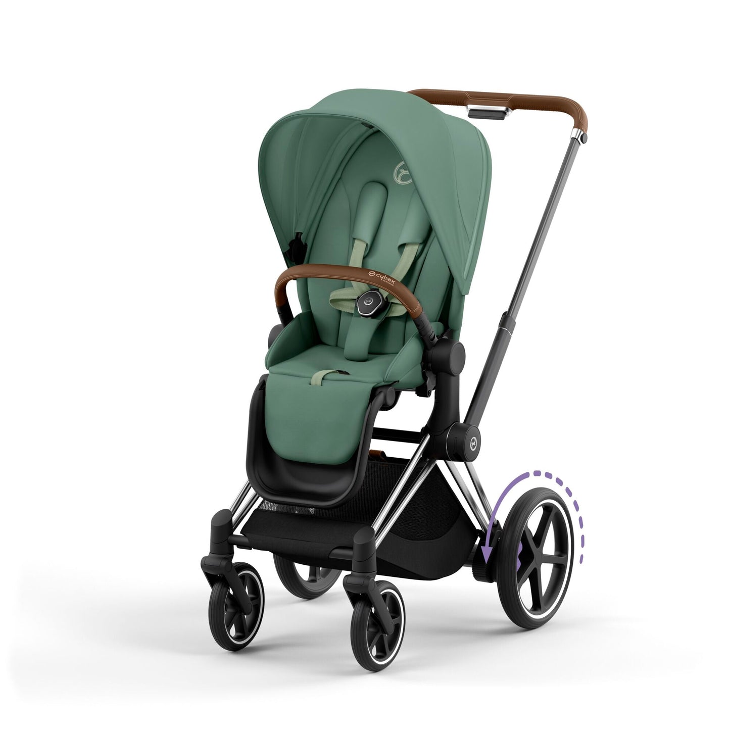 Cybex ePriam Pushchair - Leaf Green