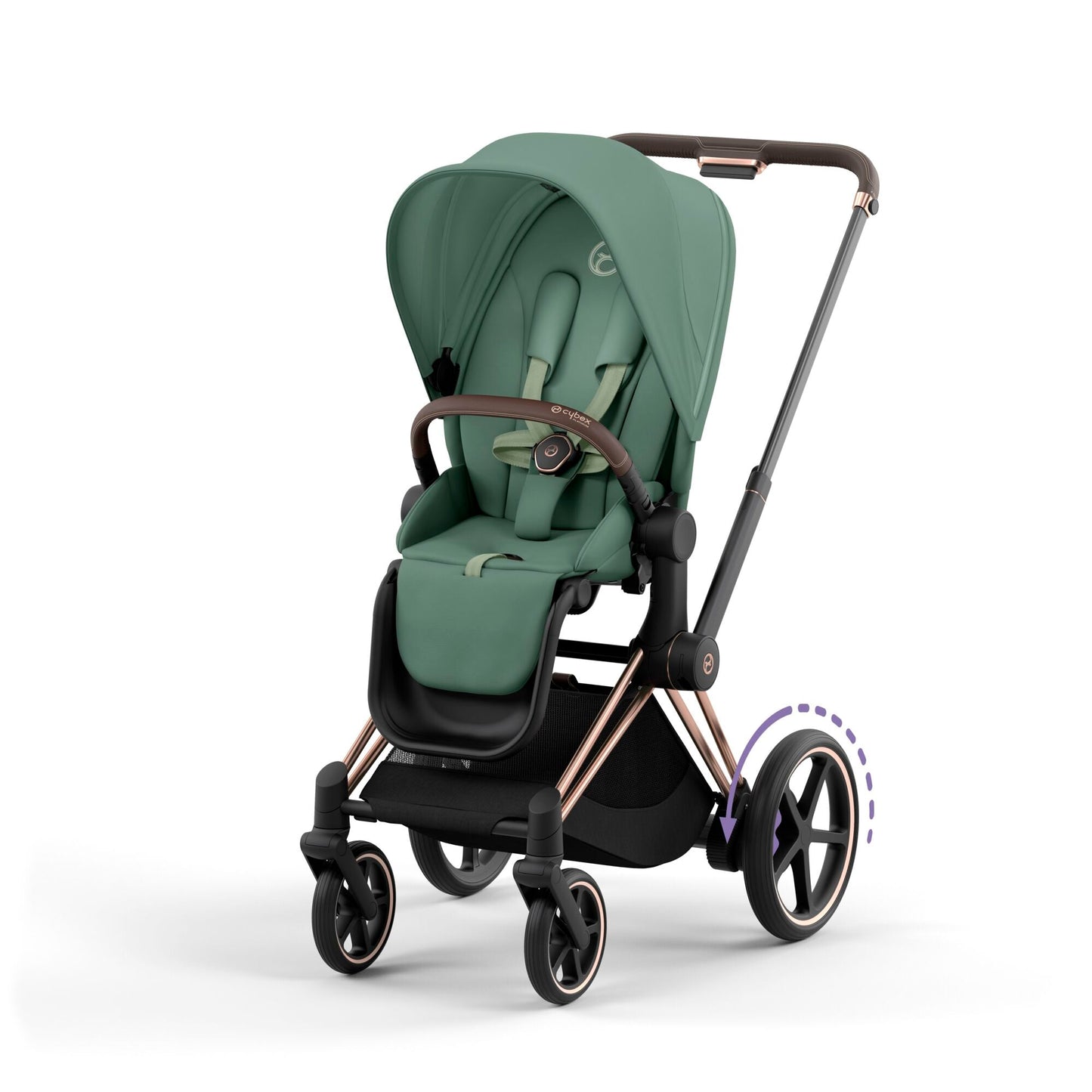 Cybex ePriam Pushchair - Leaf Green
