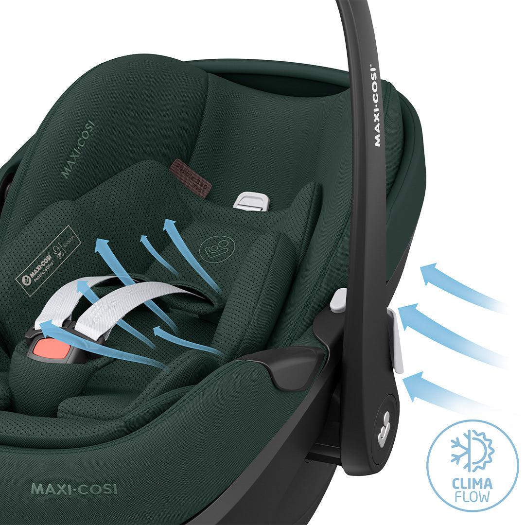 Maxi-Cosi Pebble 360 Pro2 Car Seat - Twillic Green