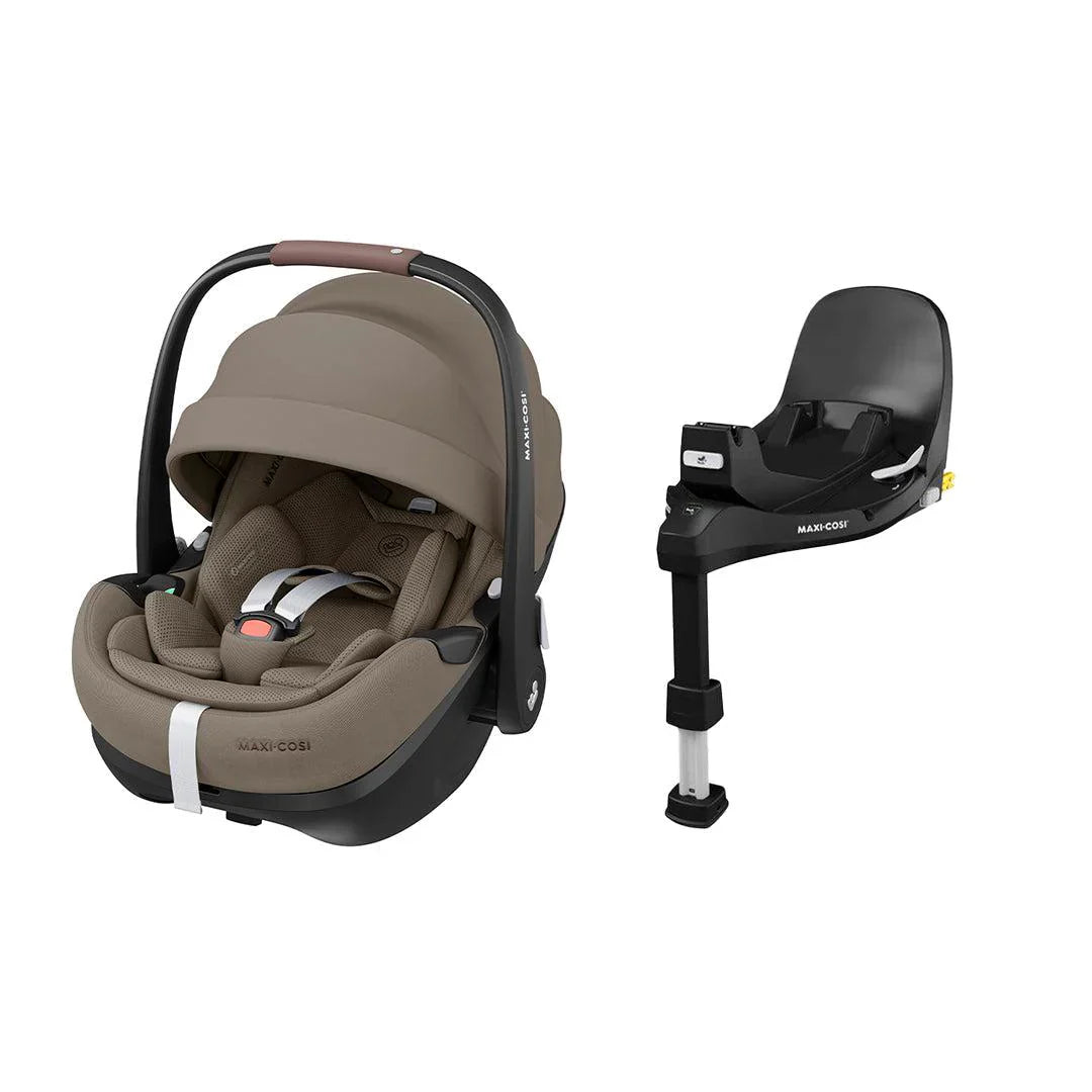 Maxi-Cosi Pebble 360 Pro 2 Car Seat + Familyfix 360 Pro Isofix Base - Twillic Truffle