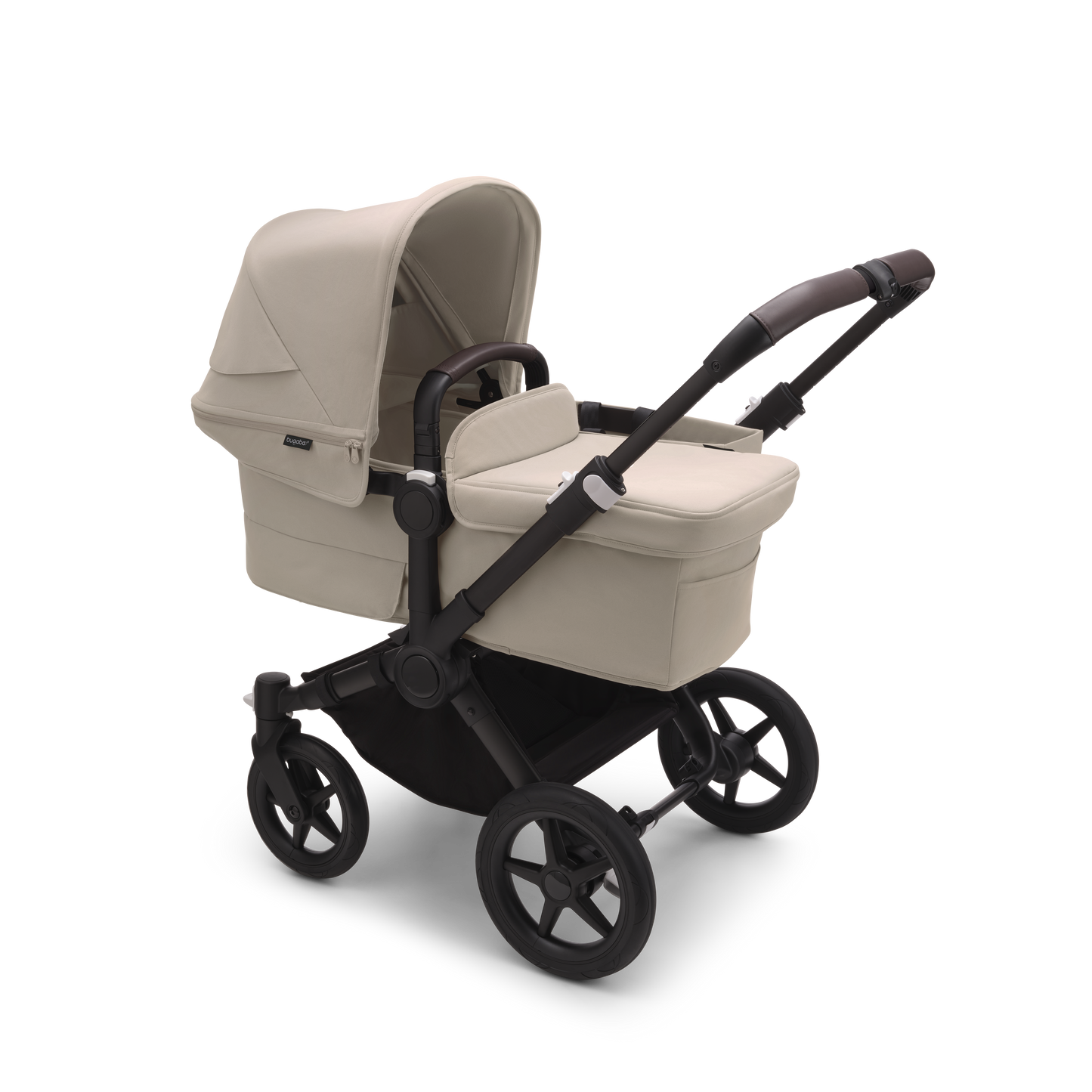 Bugaboo Donkey 5 Mono Complete & Free Bugaboo Giraffe Baby Rocker - Black/Taupe