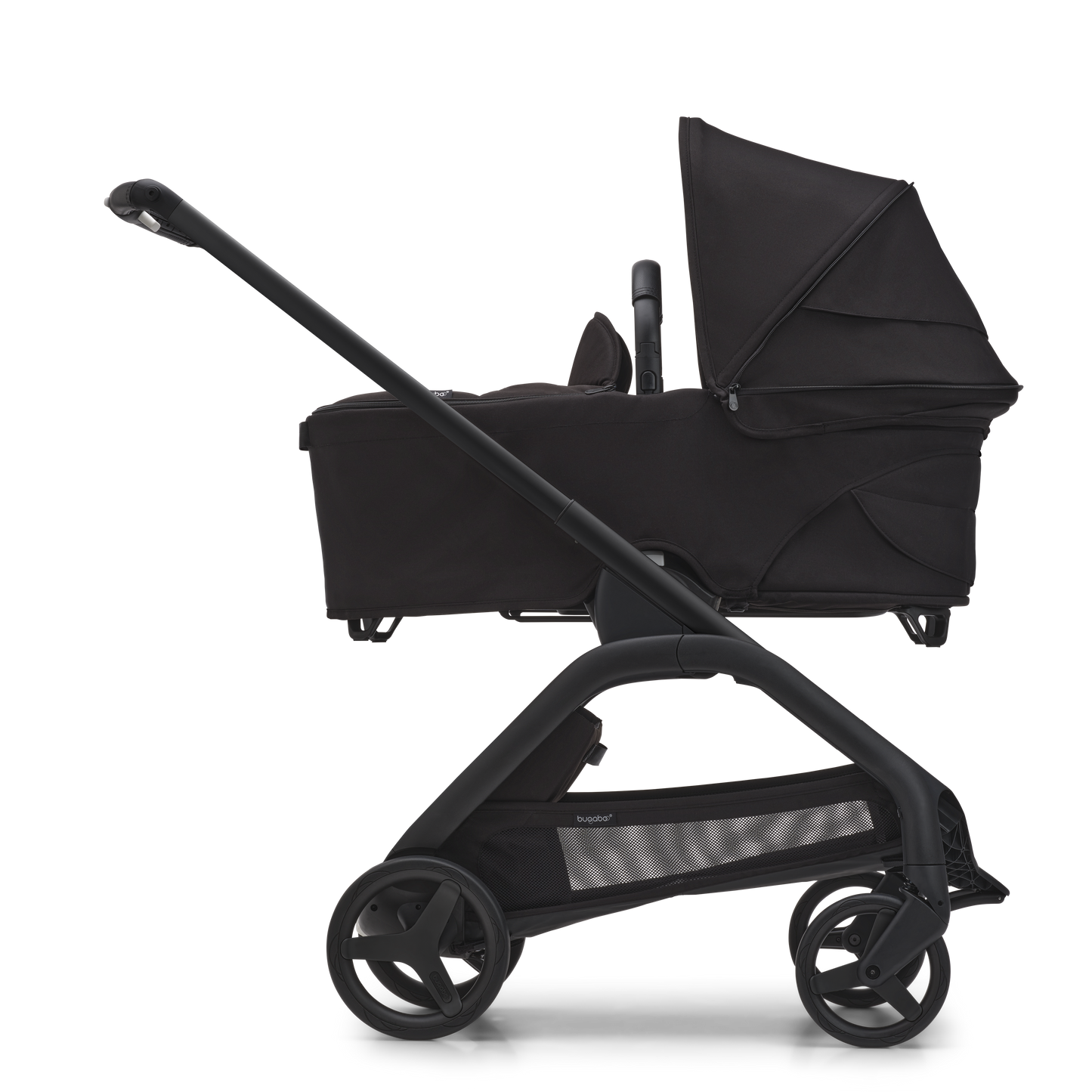 Bugaboo Dragonfly Complete Bundle & Free Bugaboo Giraffe Baby Rocker - Black/Midnight Black