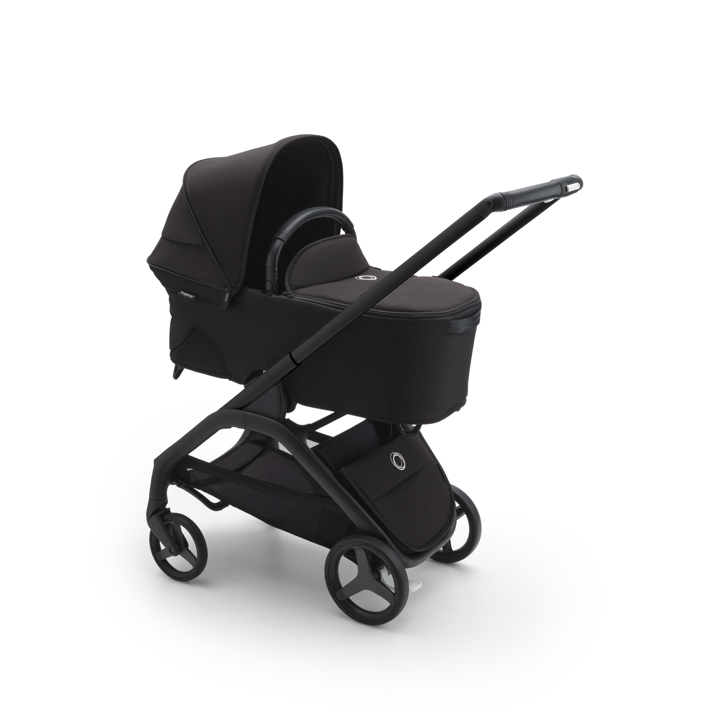 Bugaboo Dragonfly Complete Bundle & Free Bugaboo Giraffe Baby Rocker - Black/Midnight Black