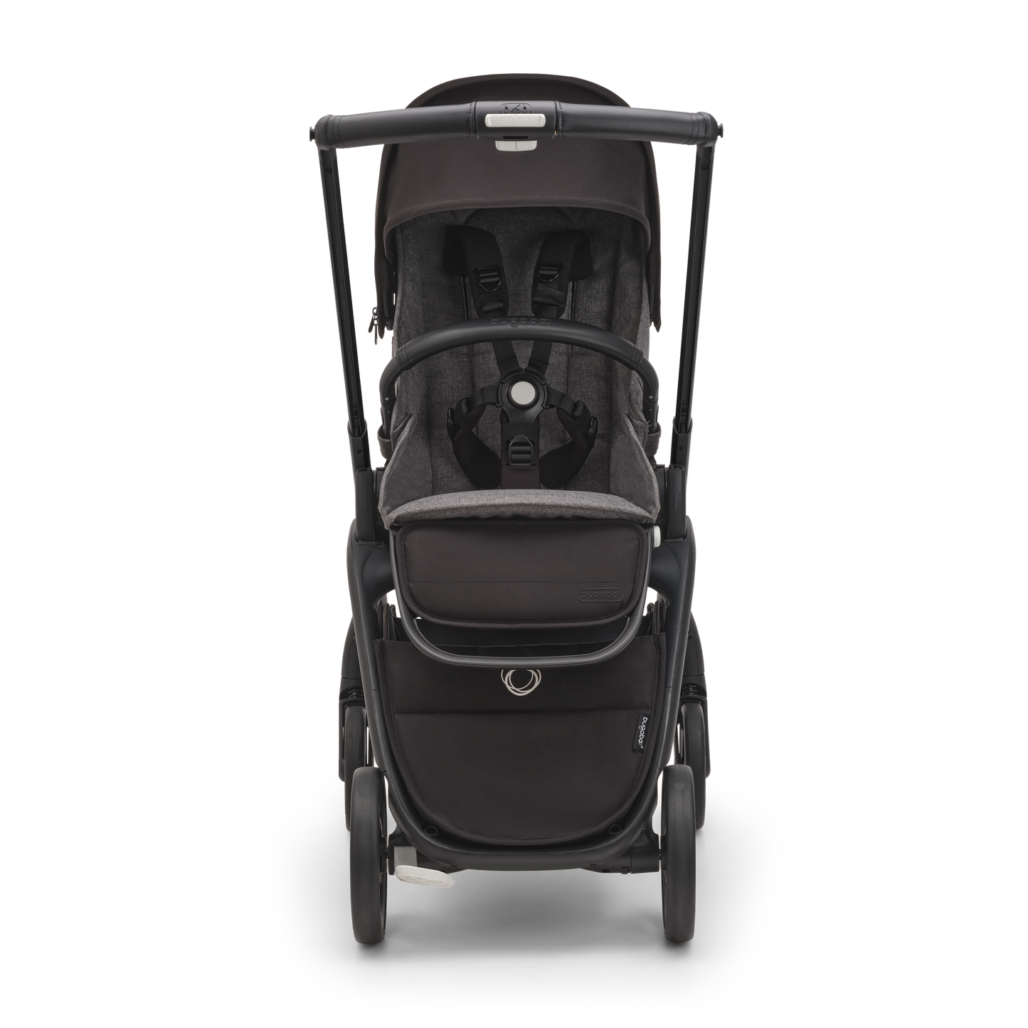 Bugaboo Dragonfly Complete Bundle & Free Bugaboo Giraffe Baby Rocker - Black/Midnight Black