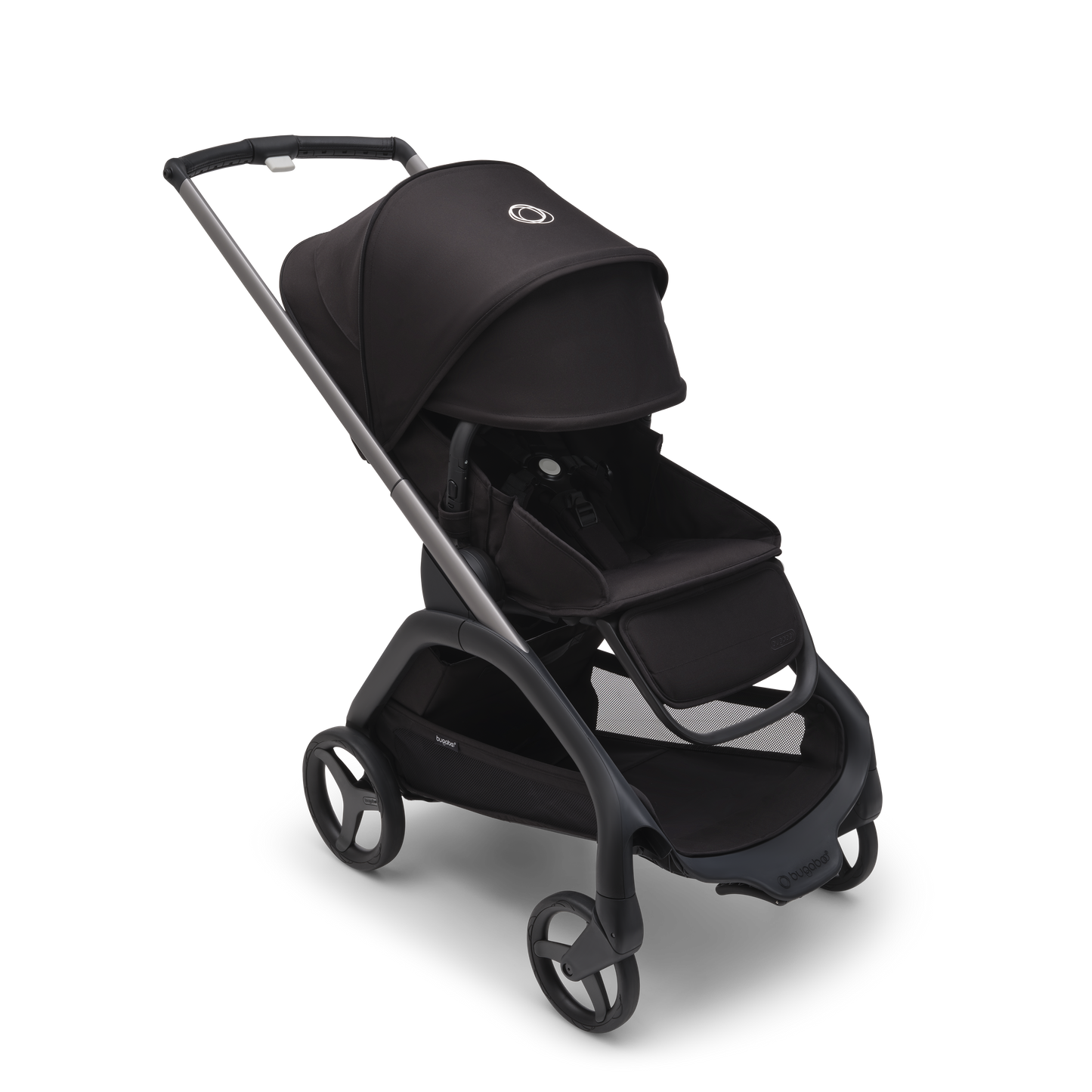Bugaboo Dragonfly Complete Bundle & Free Bugaboo Giraffe Baby Rocker - Black/Midnight Black