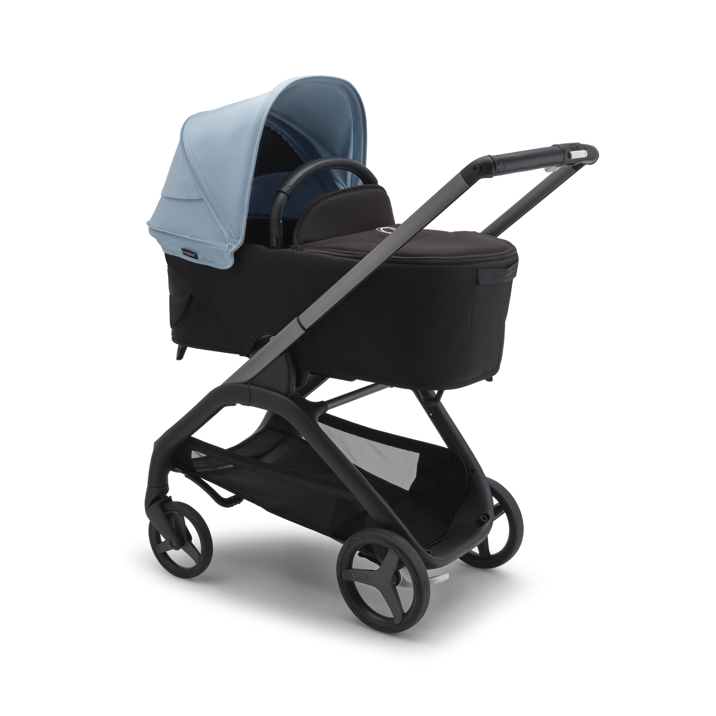 Bugaboo Dragonfly Complete Bundle & Free Bugaboo Giraffe Baby Rocker - Black/Skyline Blue