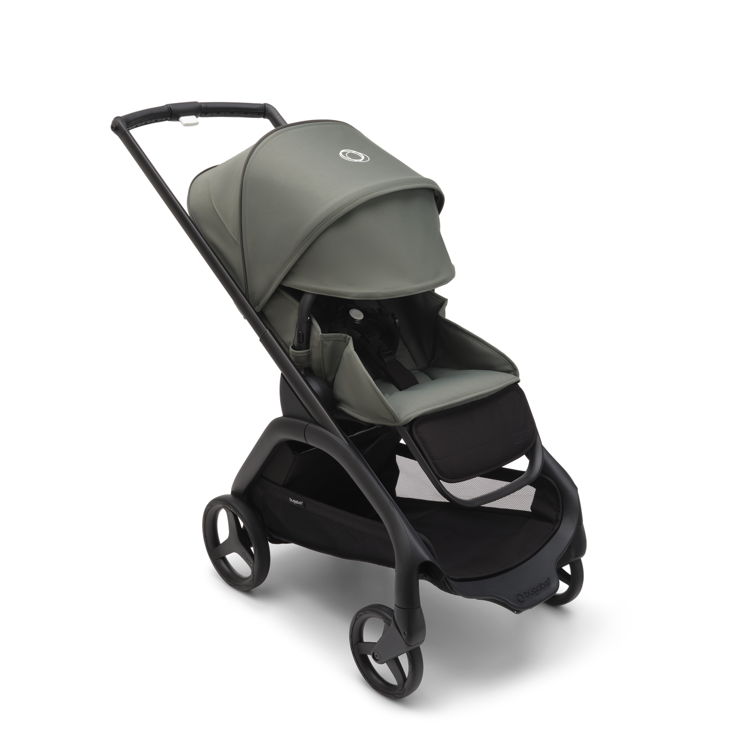 Bugaboo Dragonfly Pushchair & Free Bugaboo Giraffe Baby Rocker - Black/Forest Green