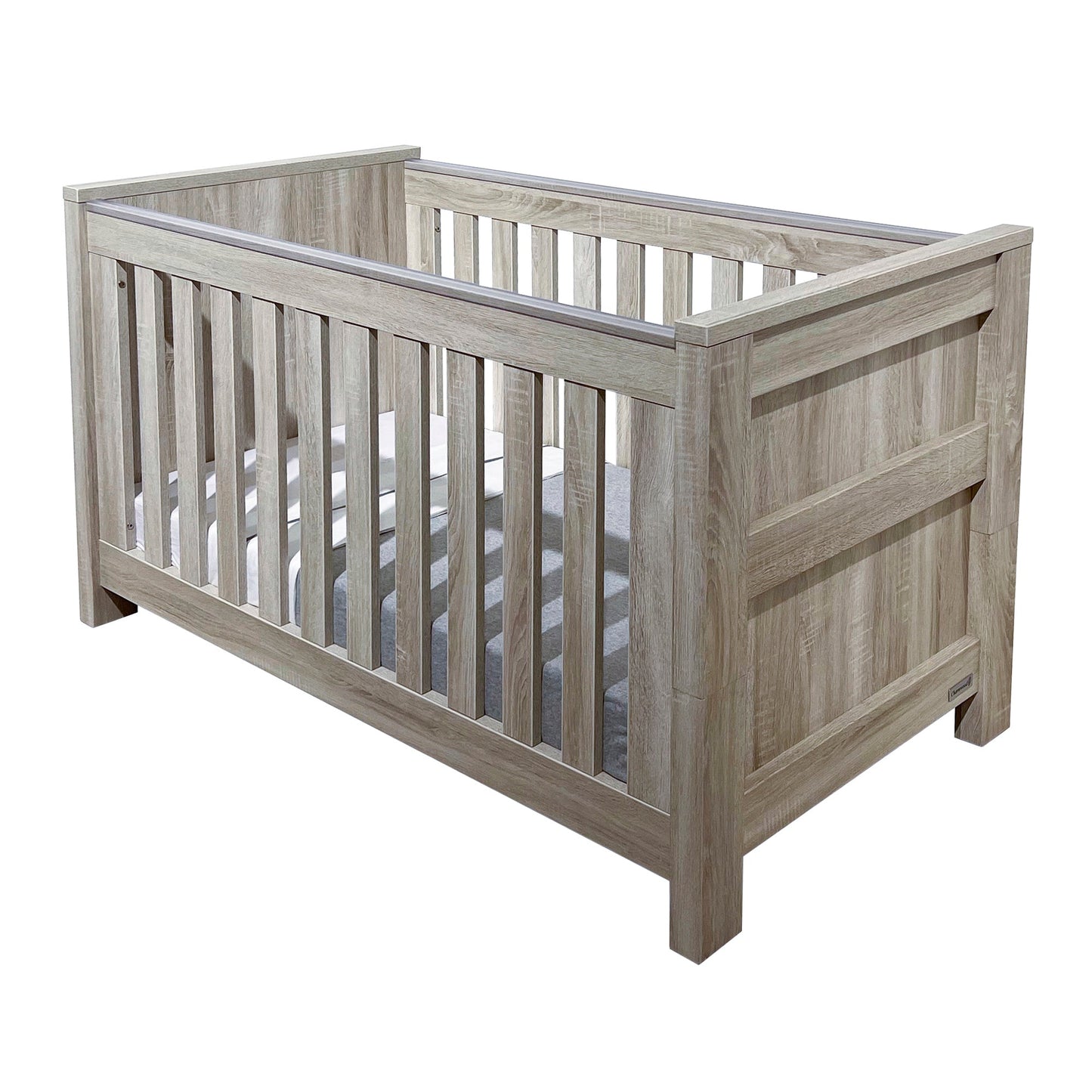 Babystyle  Bordeaux Ash Cot Bed
