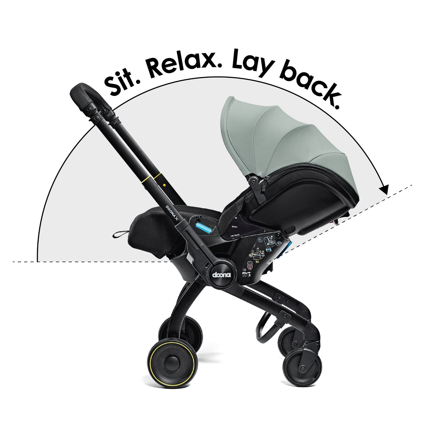 Doona X Car Seat & Stroller & Isofix Base - Dusty Sage