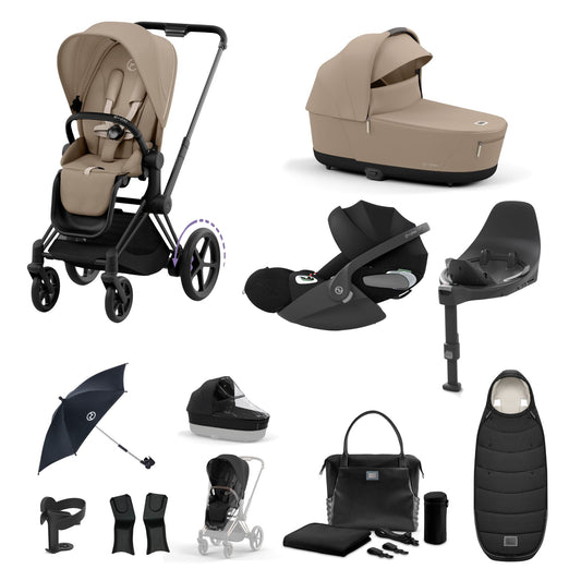 Cybex e-Priam Bundle - Cozy Beige