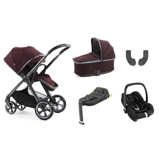 Babystyle Oyster 4 Essential Maxi-Cosi Cabriofix Bundle - Mulberry