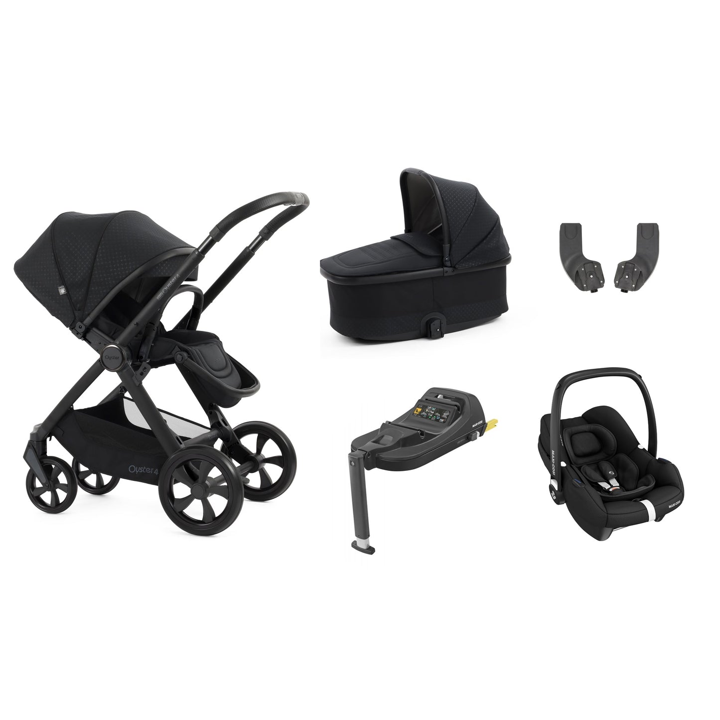 Babystyle Oyster 4 Essential Maxi-Cosi Cabriofix Bundle - Raven
