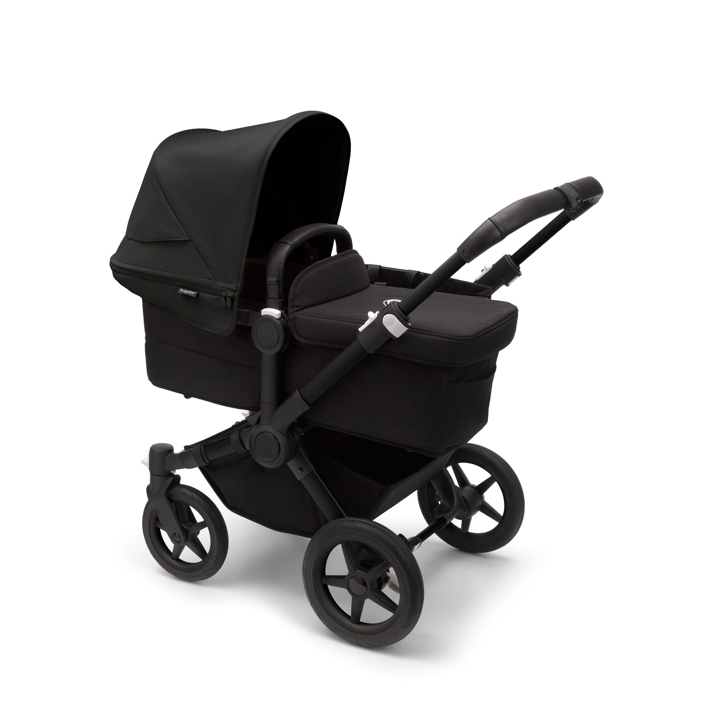 Bugaboo Donkey 5 Mono Complete & Free Bugaboo Giraffe Baby Rocker - Black/Midnight Black