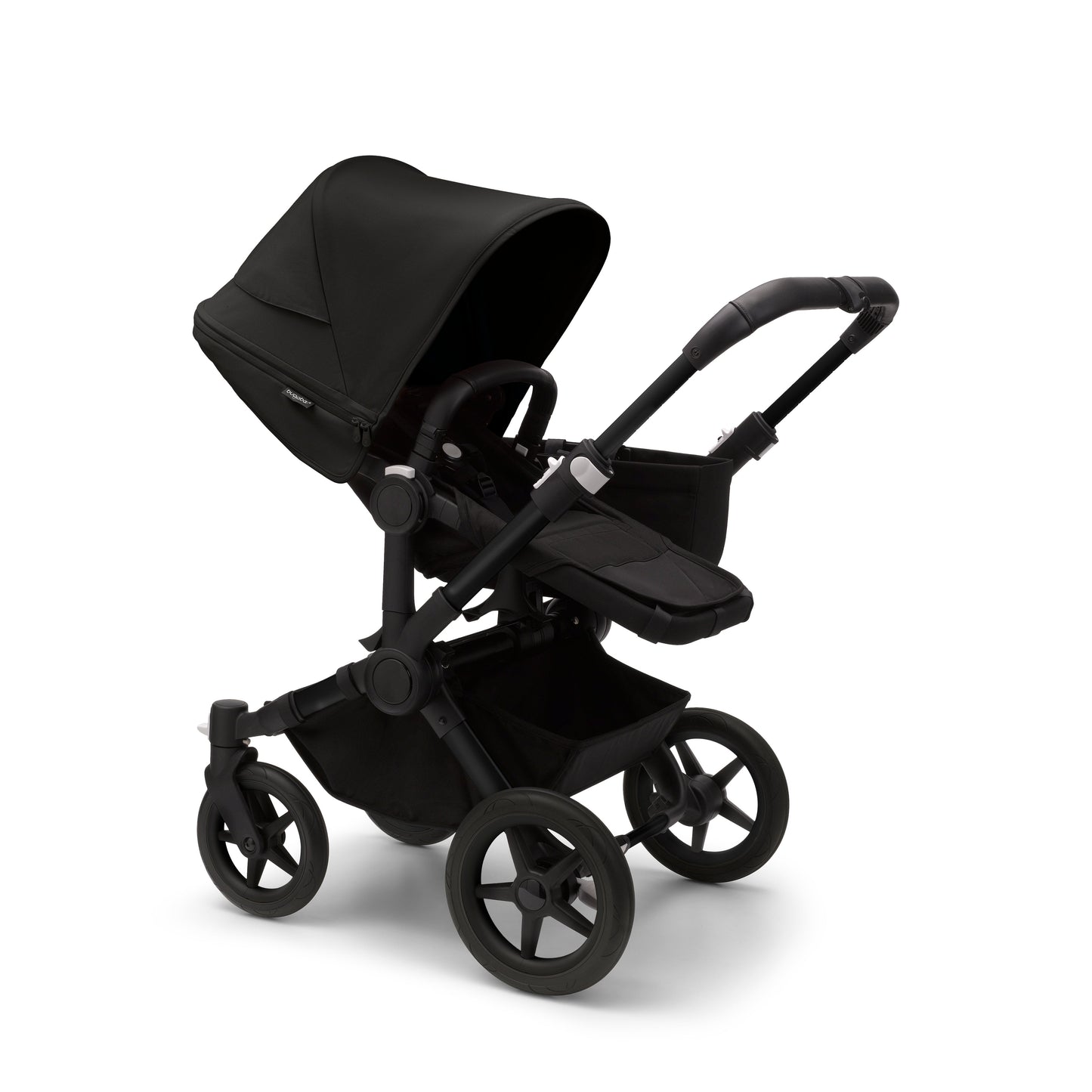 Bugaboo Donkey 5 Mono Complete & Free Bugaboo Giraffe Baby Rocker - Black/Midnight Black
