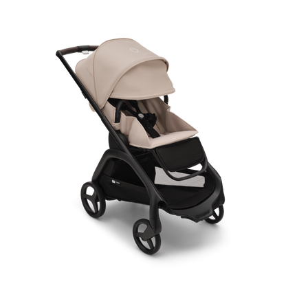 Bugaboo Dragonfly Ultimate Bundle & Free Bugaboo Giraffe Baby Rocker - Black/Desert Taupe