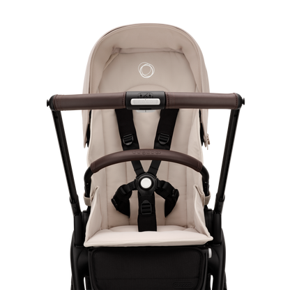 Bugaboo Dragonfly Ultimate Bundle & Free Bugaboo Giraffe Baby Rocker - Black/Desert Taupe