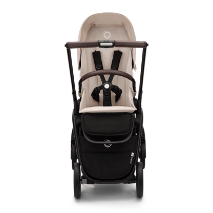 Bugaboo Dragonfly Ultimate Bundle & Free Bugaboo Giraffe Baby Rocker - Black/Desert Taupe