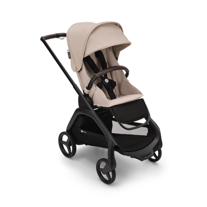 Bugaboo Dragonfly Complete Bundle & Free Bugaboo Giraffe Baby Rocker- Black/Desert Taupe