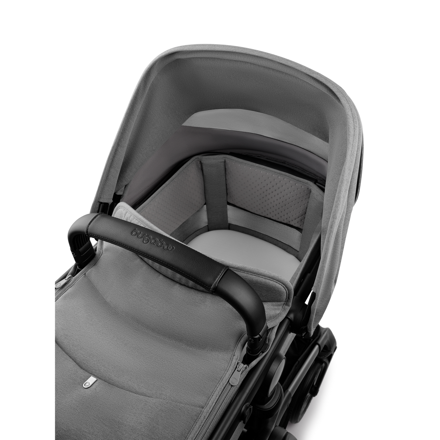 Bugaboo Fox 5 Renew Complete Pushchair Bundle & Free Bugaboo Giraffe Baby Rocker - Graphite/Moon-Grey