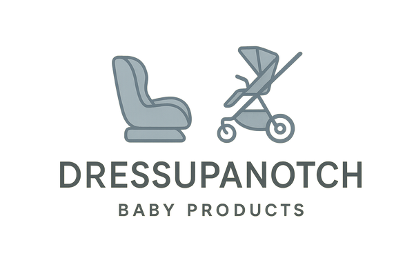 car seat & pushchair logo with Dressupanotch
