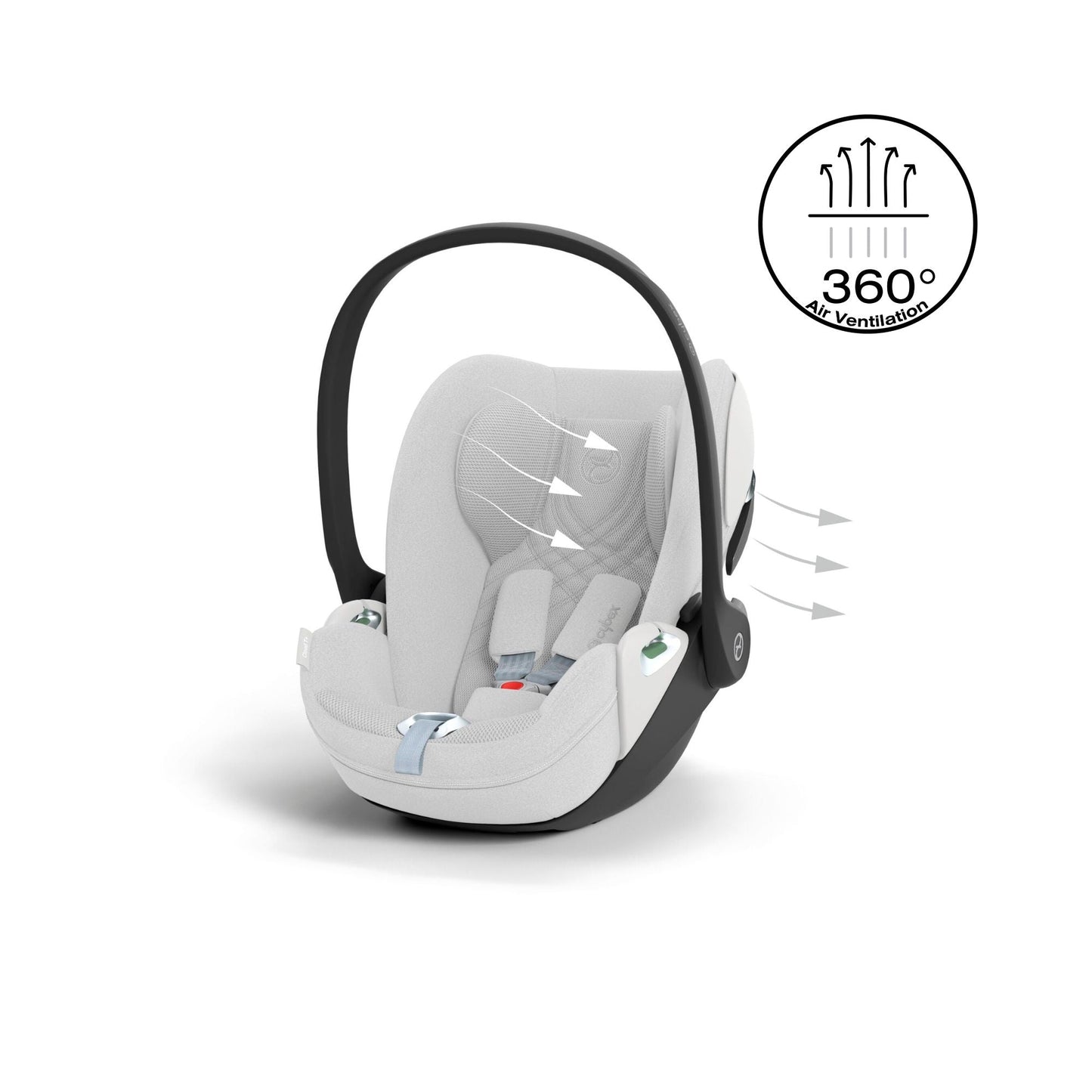 Cybex Cloud T i-Size Plus Car Seat - Platinum White