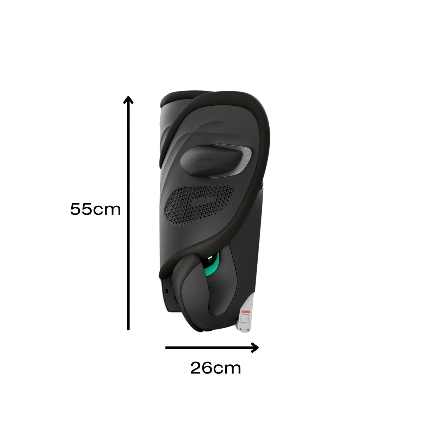 Cybex Solution G2 i-Size Plus Foldable Child Car Seat - Moon Black