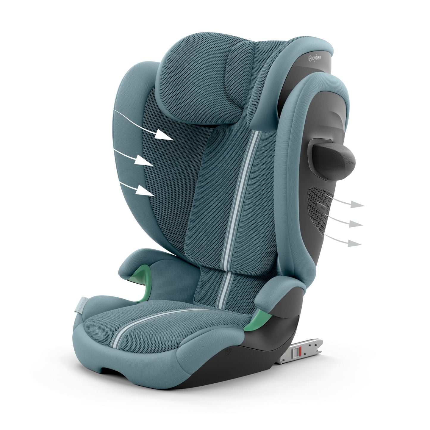 Cybex Solution G2 i-Size Plus Foldable Child Car Seat - Stormy Blue