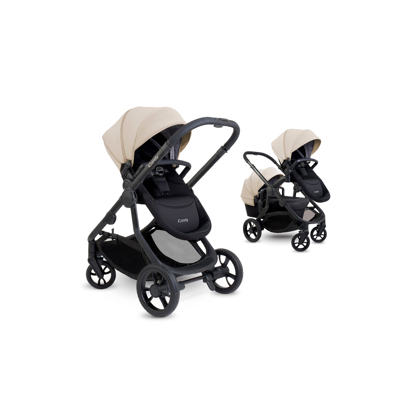 iCandy Orange 4 Pushchair Bundle - Latte